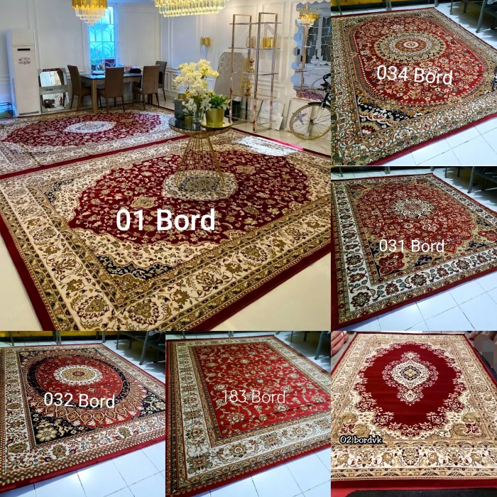 KARPET LANTAI PERMADANI MOTIF TURKI 240330 SEMI TURKI IRANSHAHR