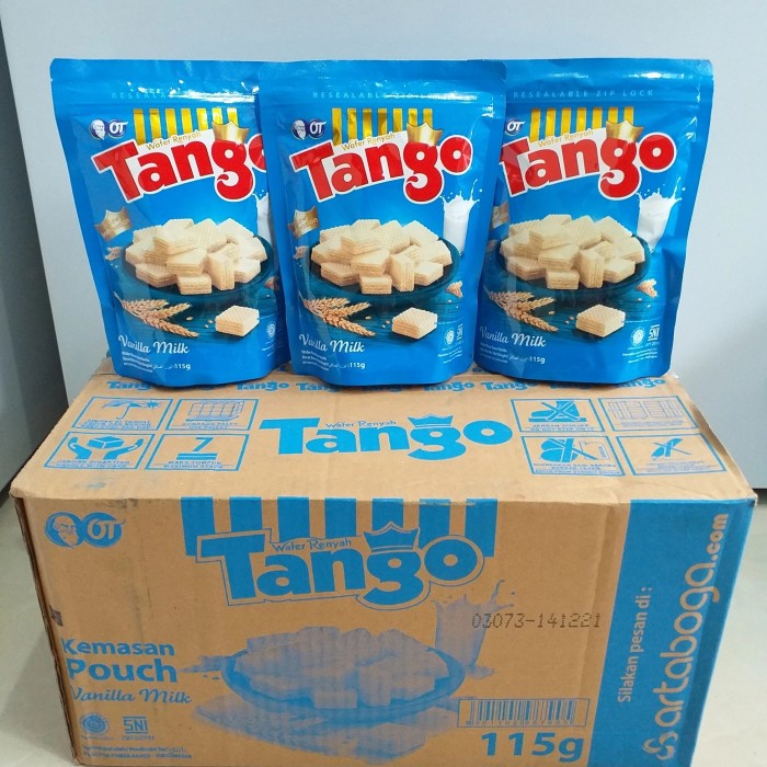 

TANGO Wafer Vanilla Milk Pouch 115gr