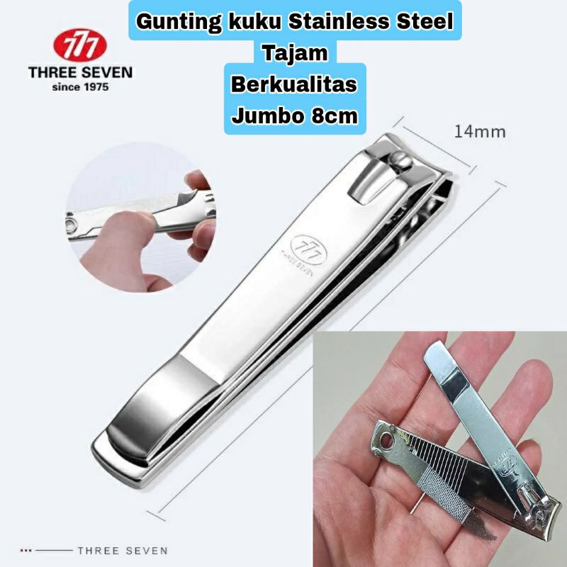 Gunting kuku Stainless Steel / Gunting kuku Jumbo/ Gunting kuku besar/ Gunting kuku Miring / Gunting kuku kecil/ Gunting kuku 777