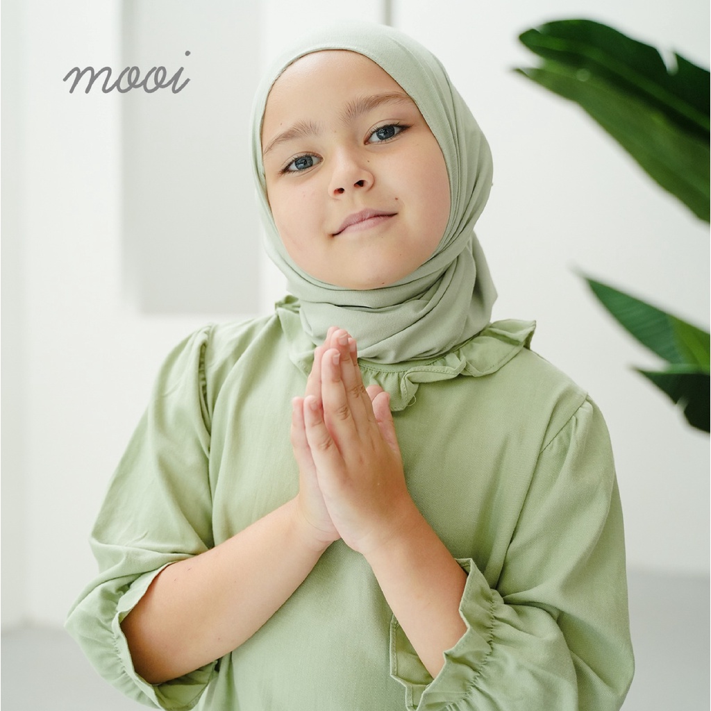 Mooi Pashmina Instan Anak Big Size 6 -10 Tahun - Hijab Anak