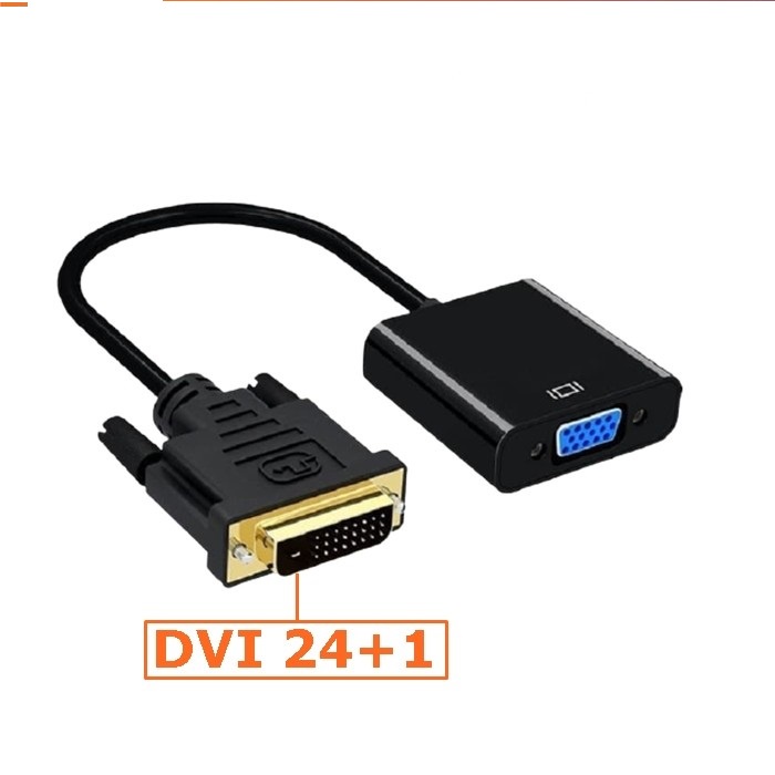 cable converter dvi 24+ 1 male to vga female 4K