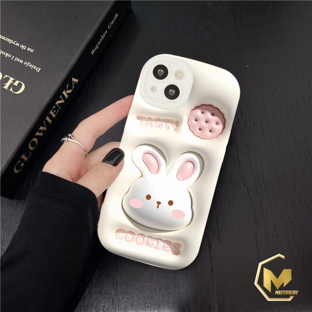 SS149 SOFTCASE MOTIF AKSEN 3D COOKIES RABBIT FOR SAMSUNG J2 PRIME GRAND PRIME A24 A03 CORE A02S A03S A04 A04E A04S A13 A10 A11 M11 A12 M12 A13 A23 A32 A20 A30 A20S A21S A22 A31 A32 A33 A50 A30S A50S A51 A53 MA4112