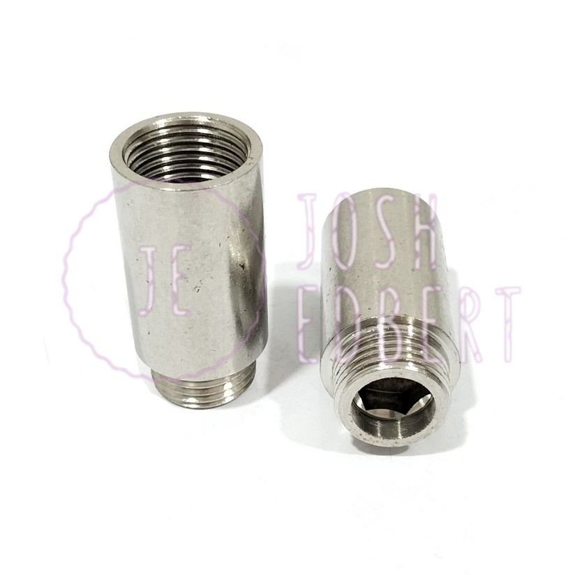 Sok Kran Panjang Drat 1/2&quot; x 1/2&quot; Stainless 5cm (G7228)