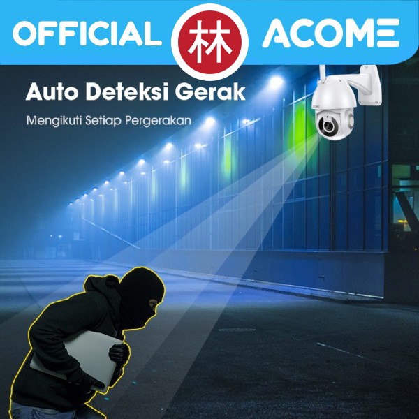 ACOME APC02 Smart CCTV Camera IP65 WIFI HD 1080P PTZ 3MP Kamera Luar