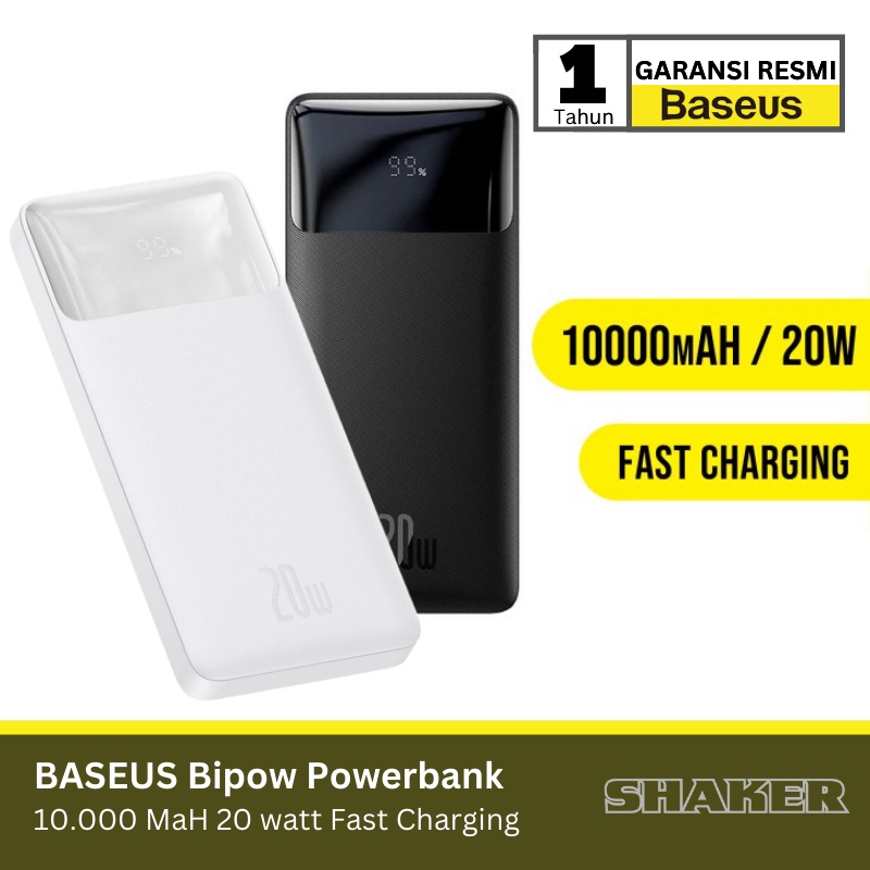 Powerbank BASEUS Bipow Fast Charging 10000mAh 20 Watt - PPBD05