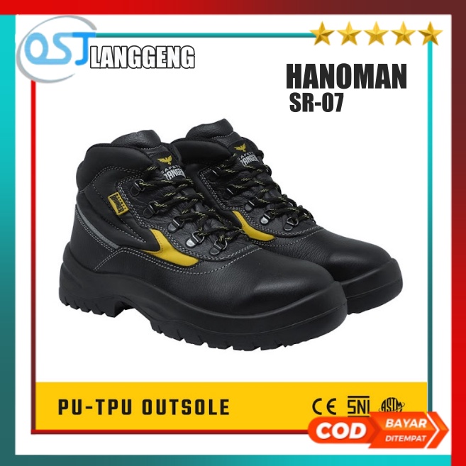 Sepatu Safety Ranger HANOMAN (SR07) - Safety Shoes Berkualitas 100%