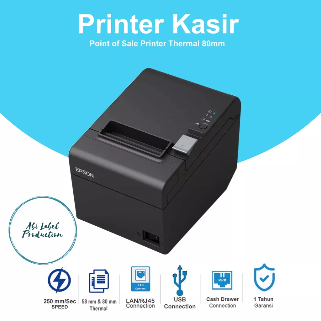 PRINTER KASIR EPSON TM-T82III INTERFACE LAN + USB