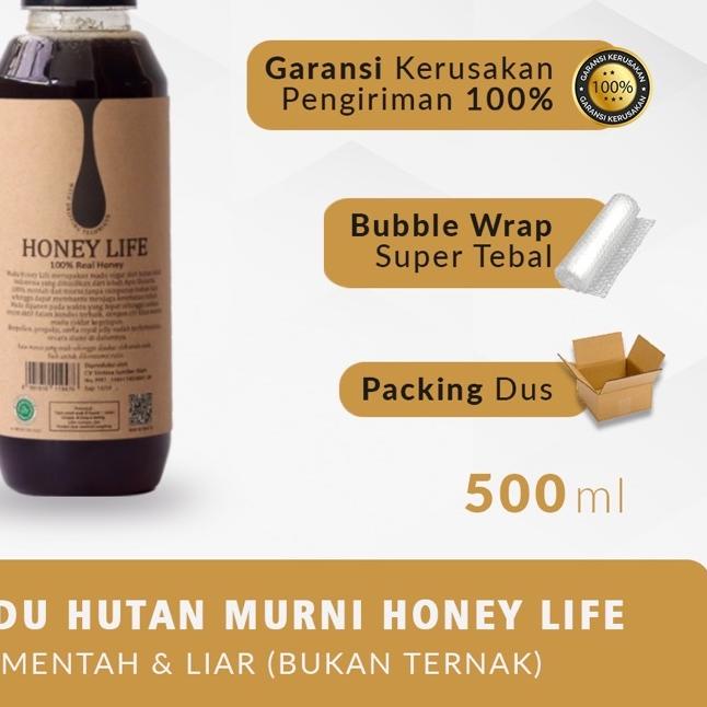 

➻ HL - Asli Hutan Honey Life | Murni Forest Honey 500Ml ℮