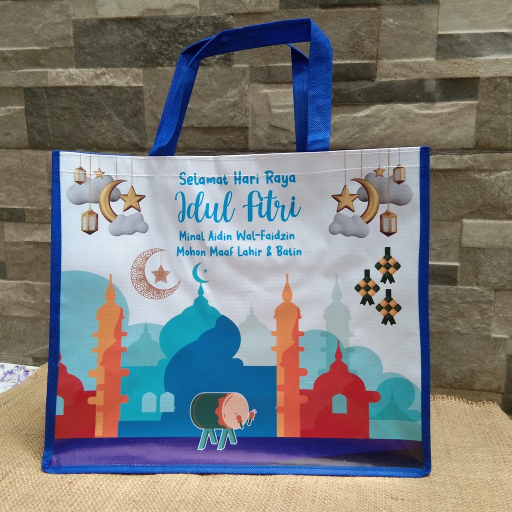 Tas Parcel Haji Umroh Lebaran  Souvenir Gift Hajj Umrah Ready Stock Besar Large Tas hantaran idul fitri marhaban ya ramdhan