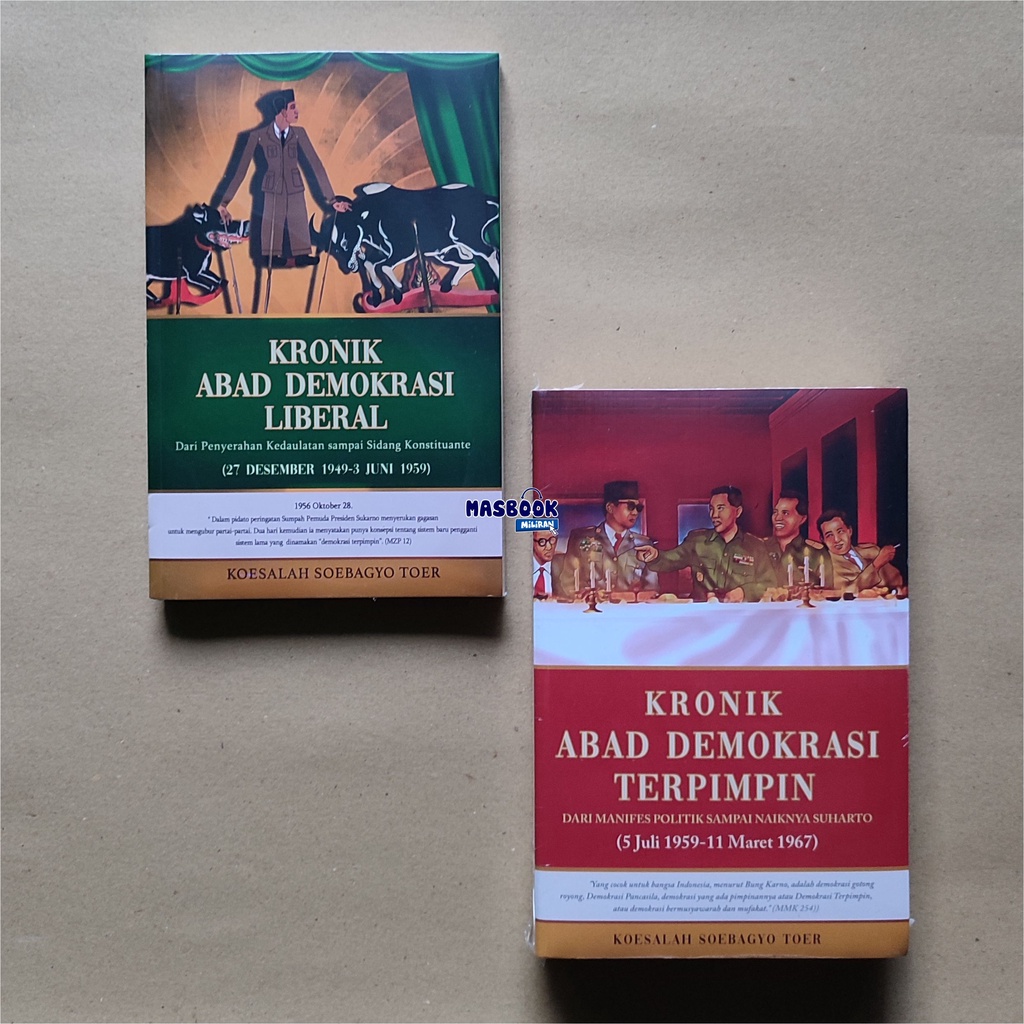 PAKET BUKU KRONIK ABAD DEMOKRASI LIBERAL & KRONIK ABAD DEMOKRASI TERPIMPIN