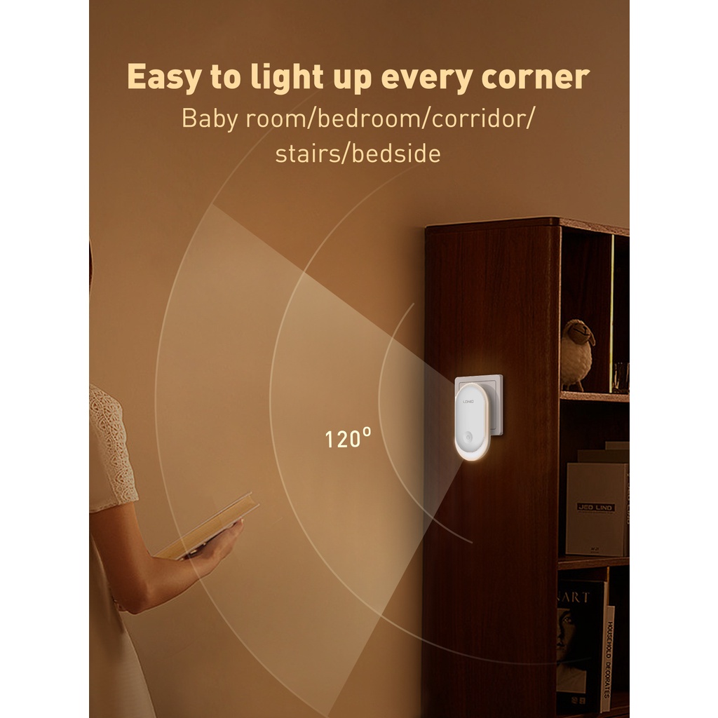 LDNIO Night Light Y1 Y2 Lampu Tidur LED Intelligent Sensor