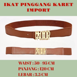 BELTSHOP NEW TALI PINGGANG WANITA/IKAT PINGGANG KARET IMPORT 00560-00564