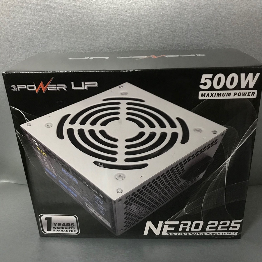 Power Supply Power UP 500W PSU Power-UP 500 Watt Resmi