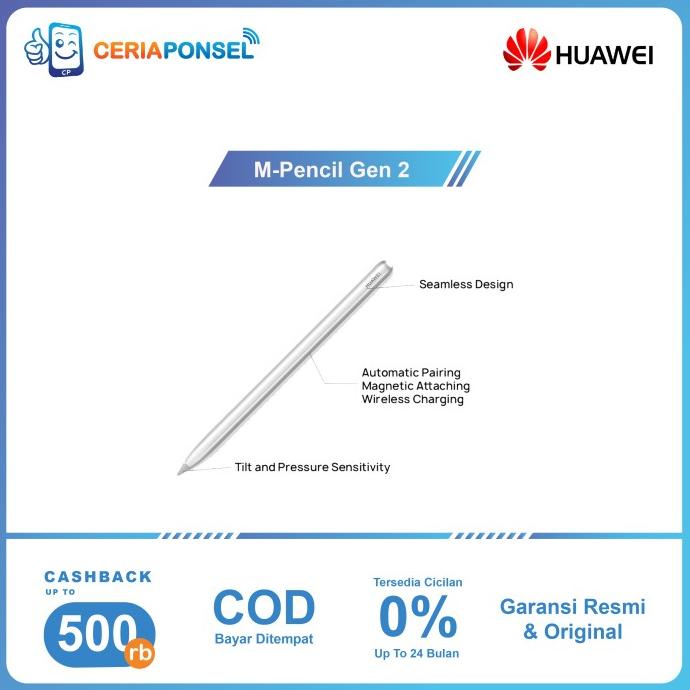 Best Seller Huawei M Pencil Generasi Ke 2 Huawei M-Pencil Original Berkualitas