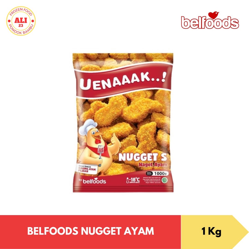 

BELFOODS UENAAK CHCIKEN NUGGET - 1Kg