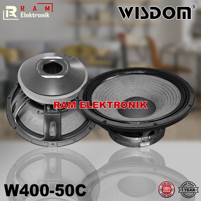 Komponen Speaker 15 Inch WISDOM W400-50C / W40050C Coil 4 Original