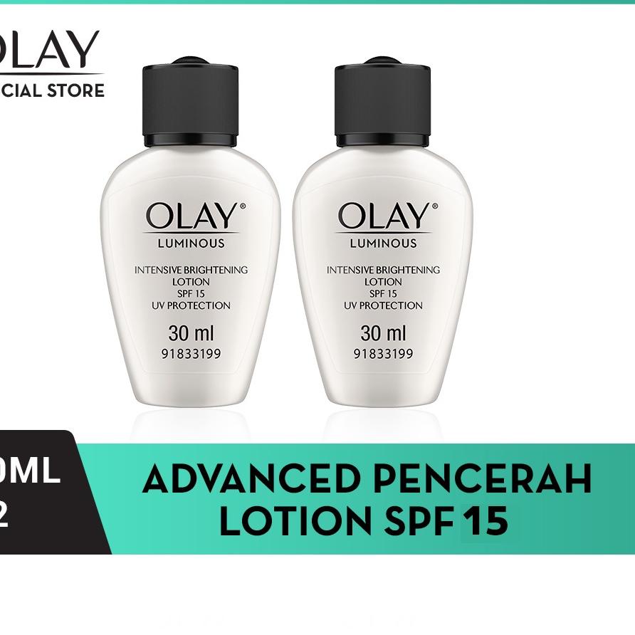 ◌ Olay White Radiance Intensive Whitening Lotion 30 ml Paket Isi 2 ✸