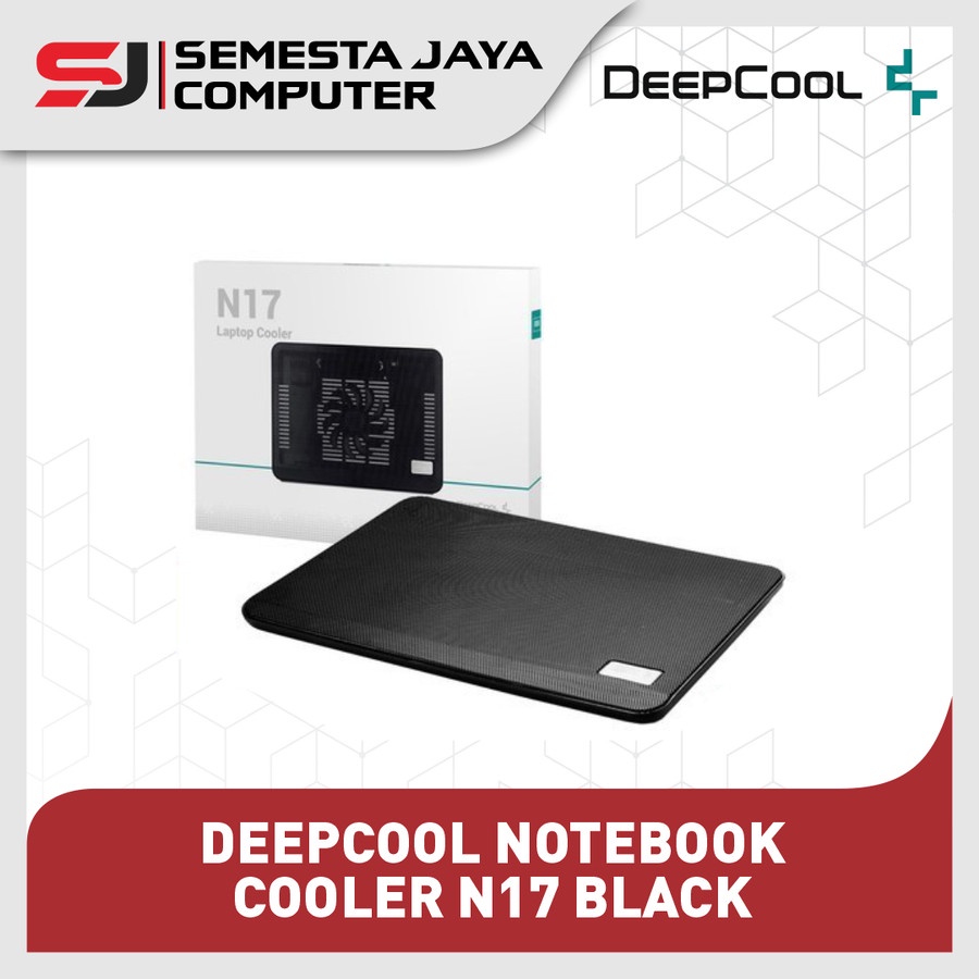 DEEPCOOL NOTEBOOK COOLER N17 BLACK