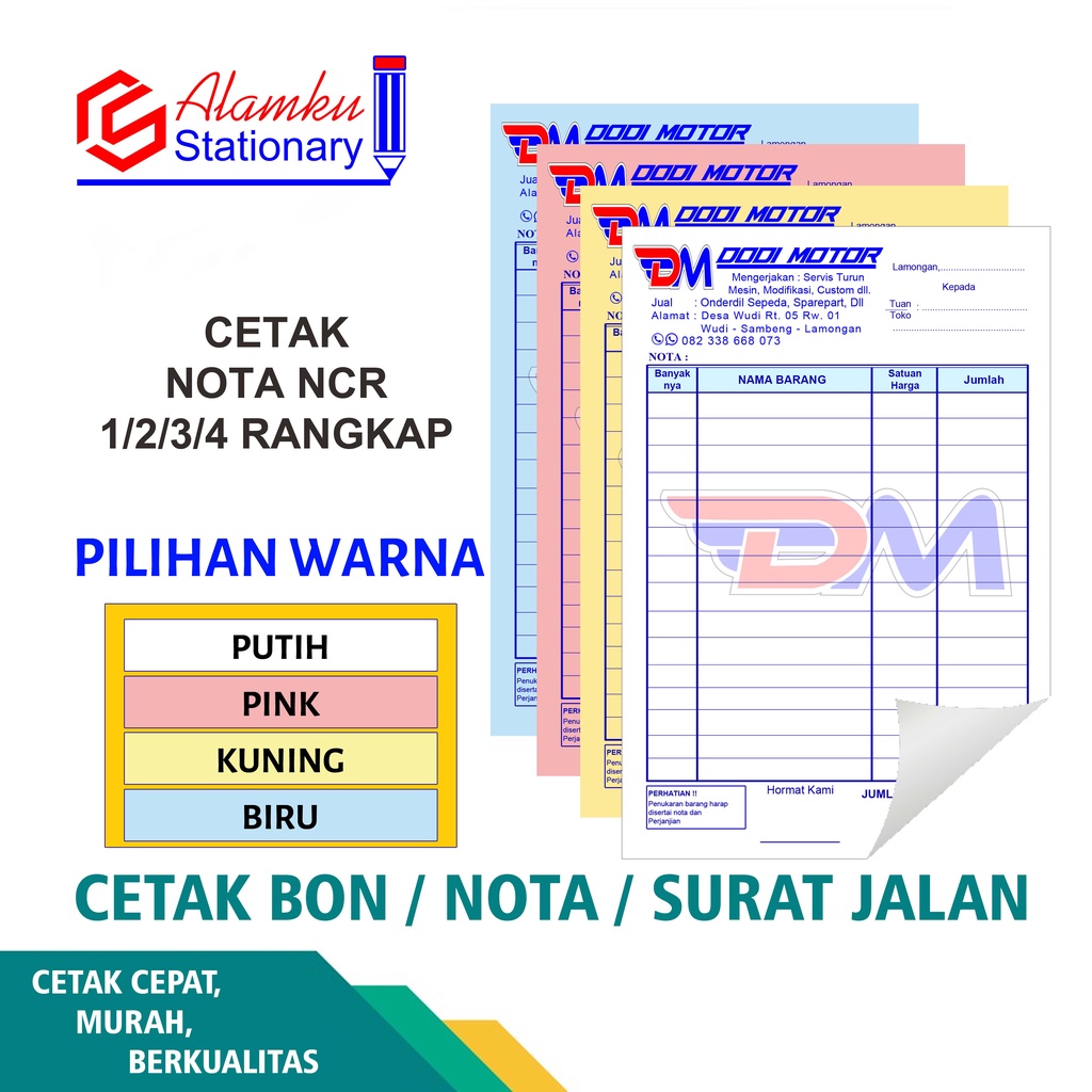 

CETAK JUAL NOTA SURAT JALAN KWITANSI