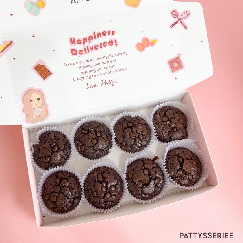 

♟ Baby Brown Dark Chocolate Ori (add toppings) 8pcs BACA DESKRIPSI ♜