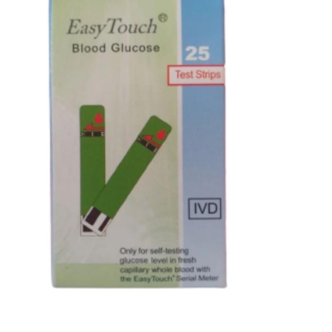 ☼ Strip Gula Darah Easy Touch Stik Gula Darah Easy Touch Strip Glukosa Easy Touch ♙
