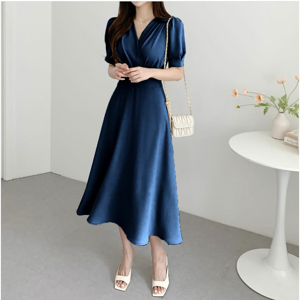 [MCFK] Dress Sheren / Dress Wanita Mewah Modern / Dress Wanita Korean Style / Longdress / Dress Wanita Dewasa