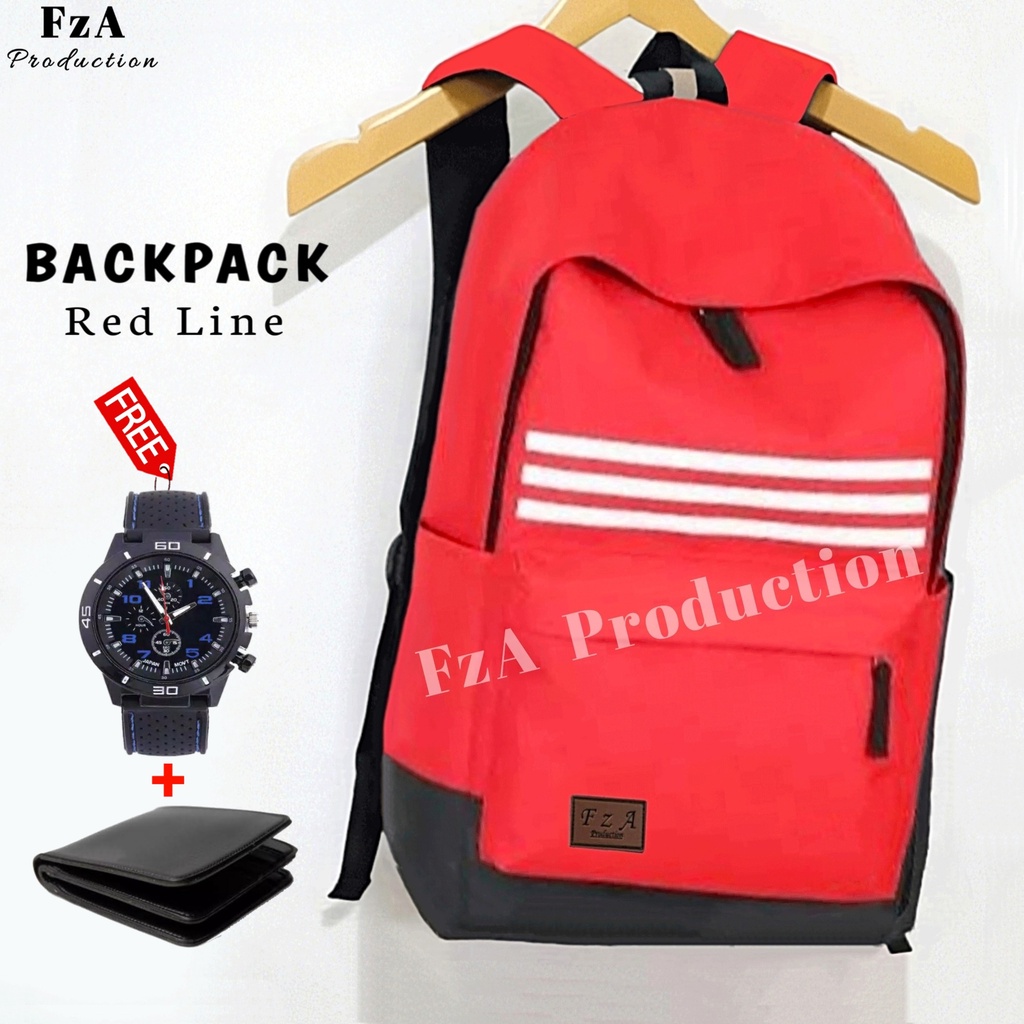 Tas Ransel Gendong Laptop Distro Tas Ransel Pria Wanita Tas Punggung Laptop Kerja Sekolah Tas Backpack Original - FzA