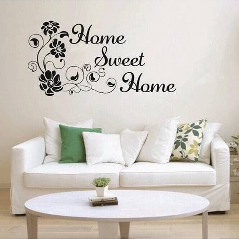 Wall Decal - Stiker Dinding &quot;HOME SWEET HOME&quot;