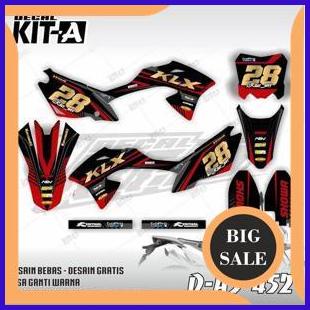 Decal Stiker Motor KLX BF (D-A3-452) 1M4R23 parts