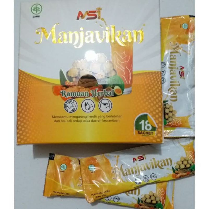 

Manjavikan | M51 Manjavikan| Jamu Herbal | Jamu keputihan| Jamu Program Hamil| Manja kemasan baru 15pcs