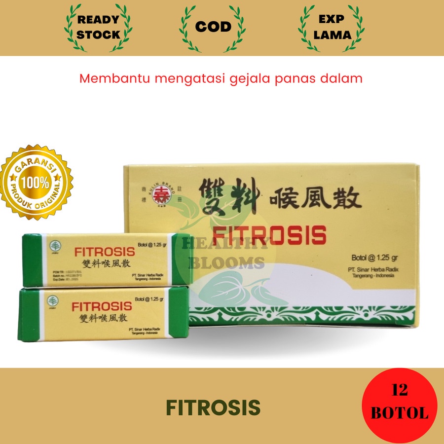 FITROSIS / SHUANG LIAO HOU FENG SAN / SUPERIOR AU HONG SUA - SARIAWAN, GUSI BENGKAK, PANAS DALAM