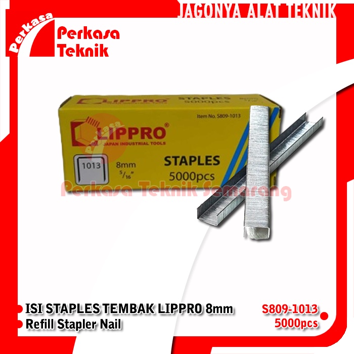 

LIPPRO 1013 Isi Staples Tembak Jok 8 mm 5000 pcs Paku Tembak Stapler