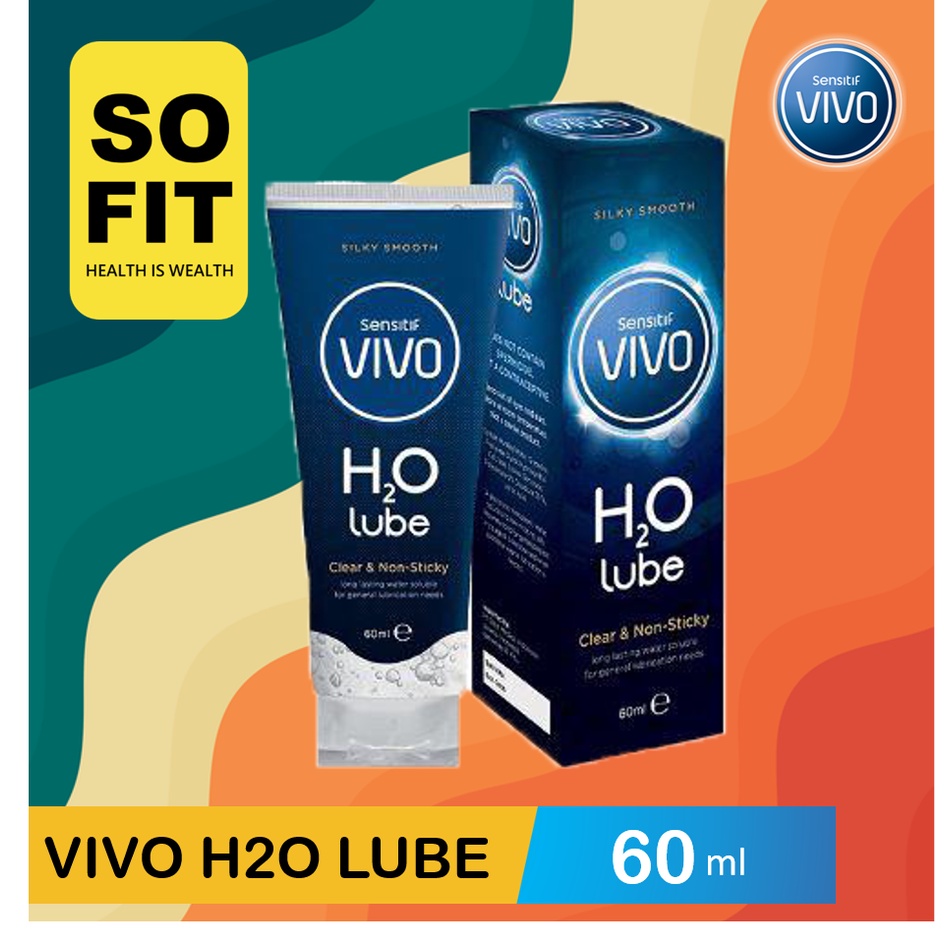 VIVO H2O Lube Isi 60ml Nature x Vivo Include Kitten Lube Bottle / Vivo Lubricant Pelumas