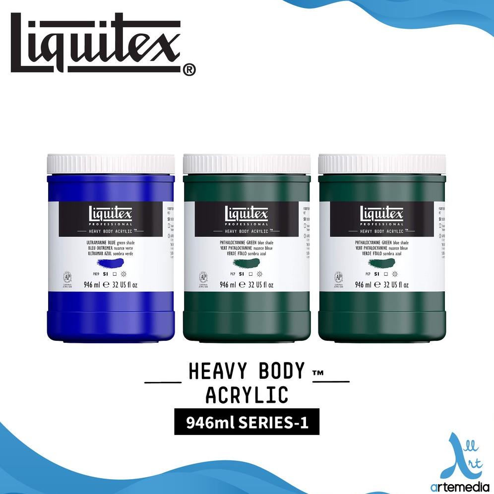 

Cat Akrilik Liquitex Heavy Body 946ml Series 1 Acrylic Color Paint