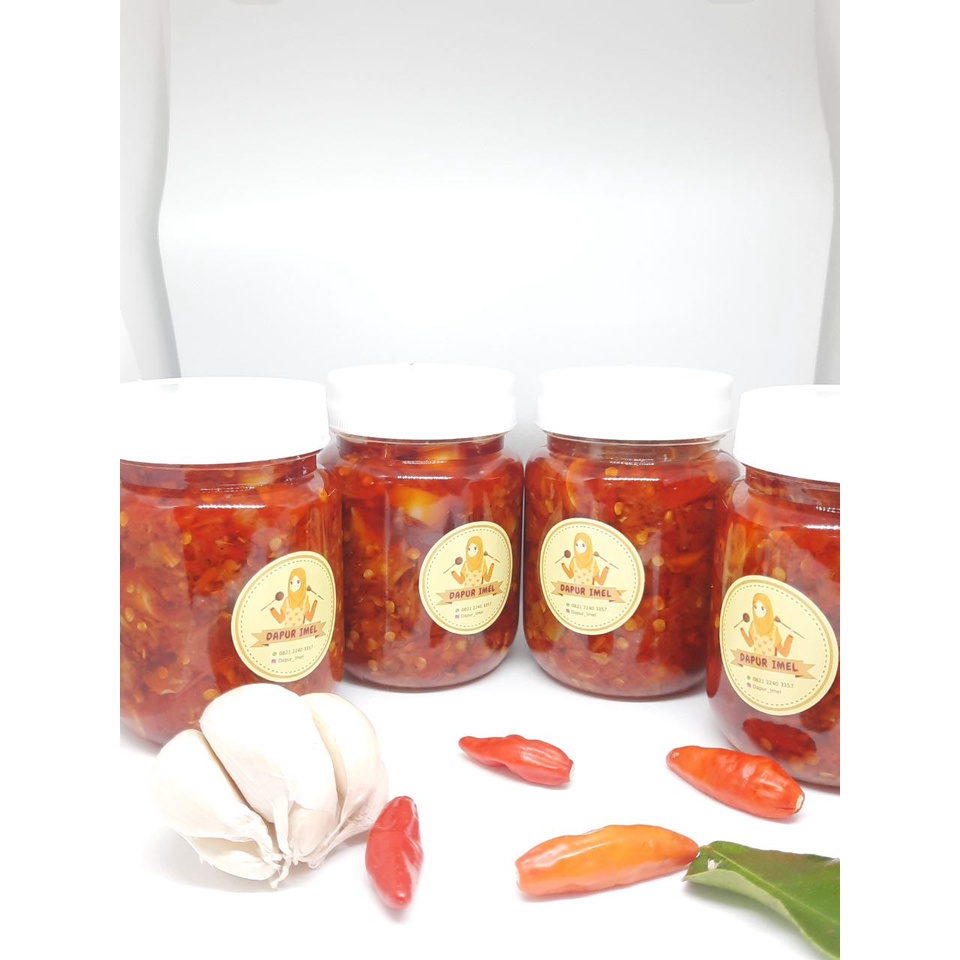 

dapur imel - sambal cumi 200ml/ sambal rumahan / sambal enak / sambel rumahan