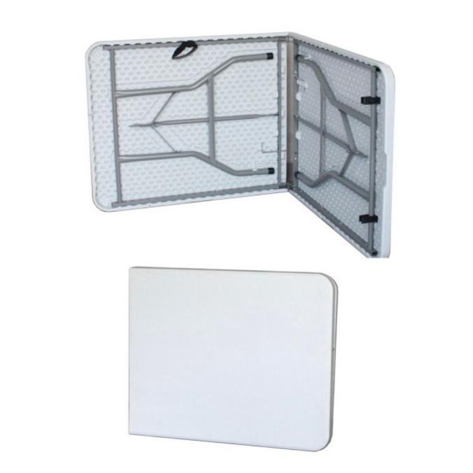 Murah Meja Lipat Koper Hpl Aluminium-Meja Lipat Portable - Kaki Kotak Sadina -
