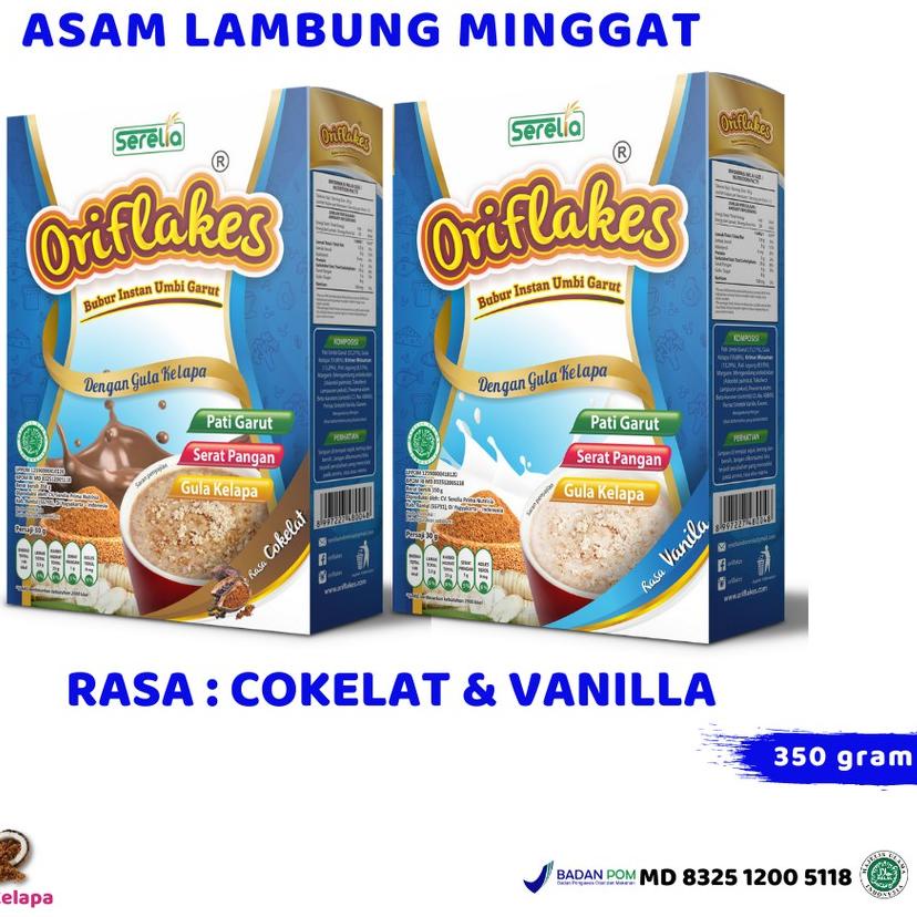 

○ Oriflakes Slim Diet Sereal Umbi Garut Asam Lambung Gerd Maag oriflakes slimy ☈