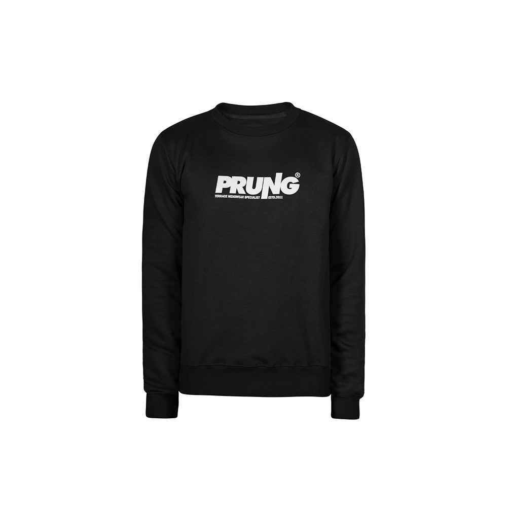 Prung Janggala Sweater Warna Hitam Crewneck Football Cauals Hooligans