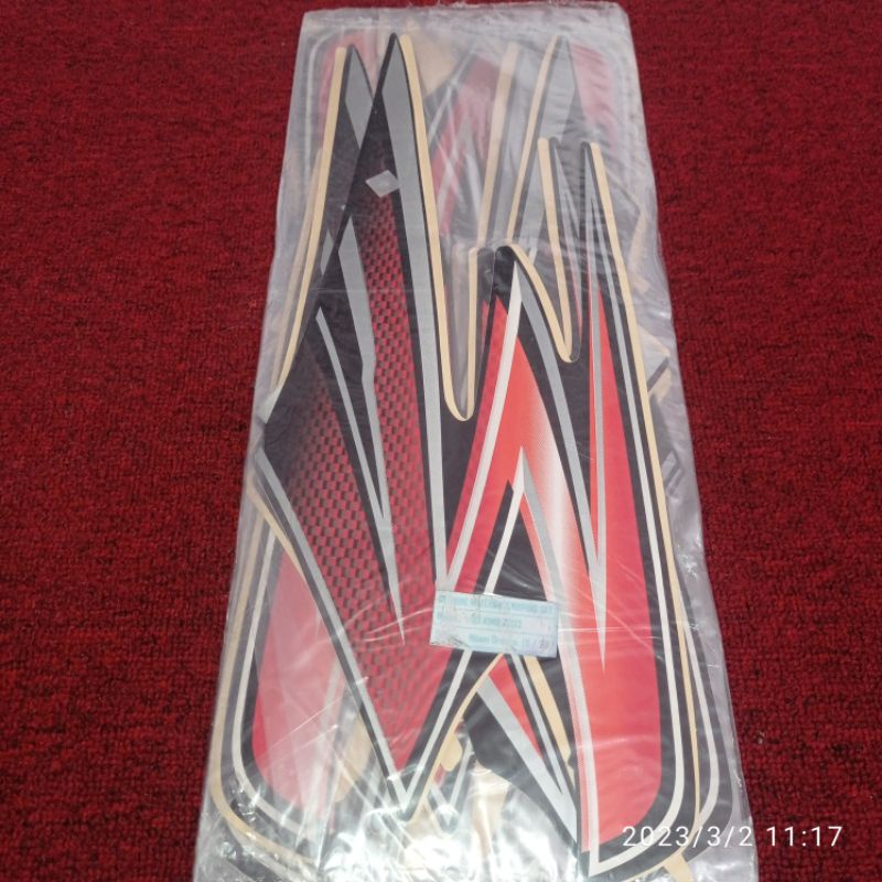 Striping Rx King 2003 hitam orange