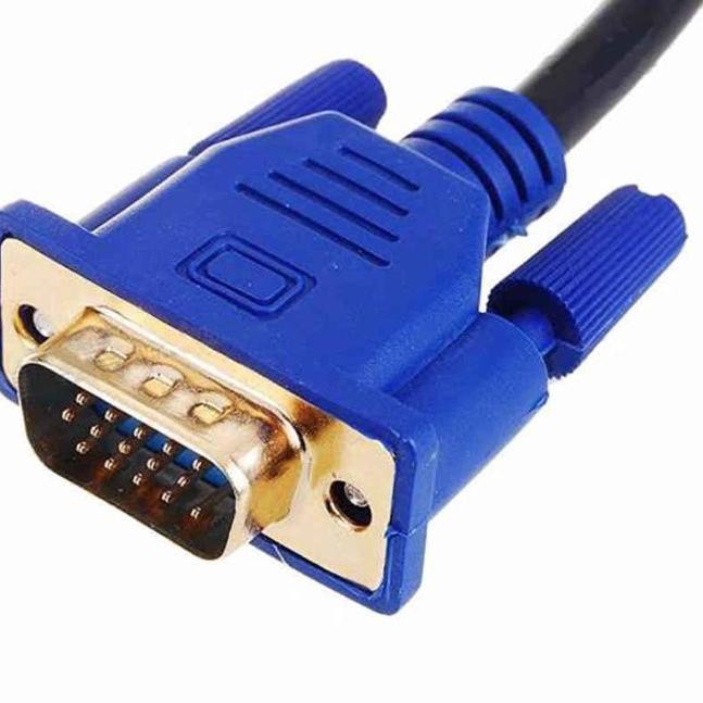 Kabel VGA Monitor 10 Meter NETLINE Gold Plated Komputer Monitor PROYEKTOR