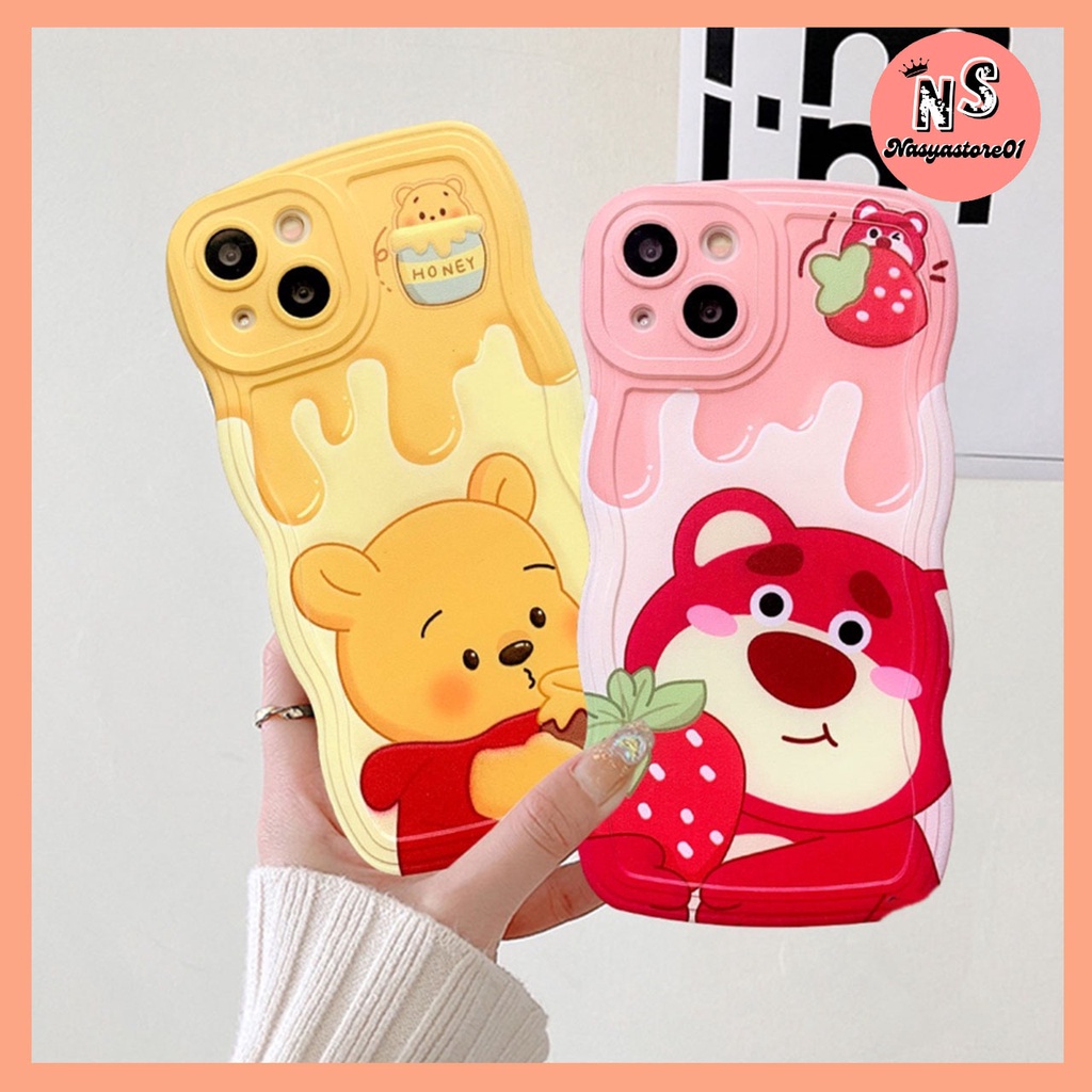 IPHONE 14-IPHONE 14 PRO-IPHONE 14 MAX-IPHONE 14 PRO MAX CASING HP MOTIF POOH AND LOTSO PREMIUM SOFTC