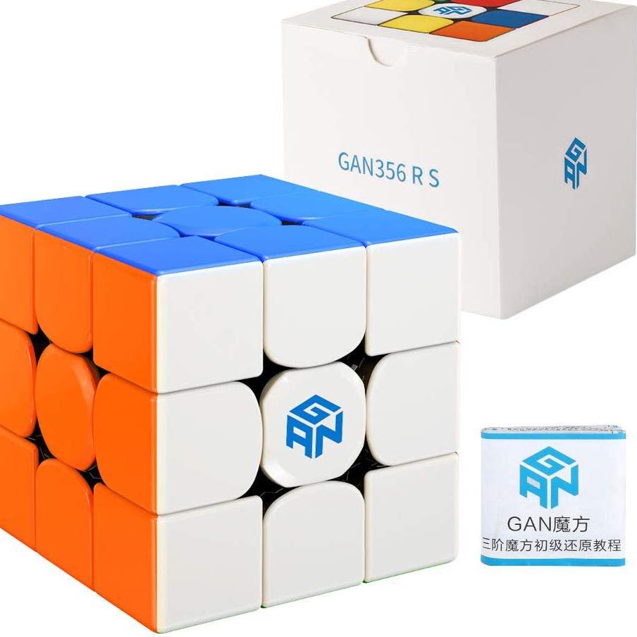 Rubik 3x3 GAN 356 RS Stickerless - Rubik 3x3 Speed Cube GAN Cube 356 RS • GEM.07Ma23ˢ