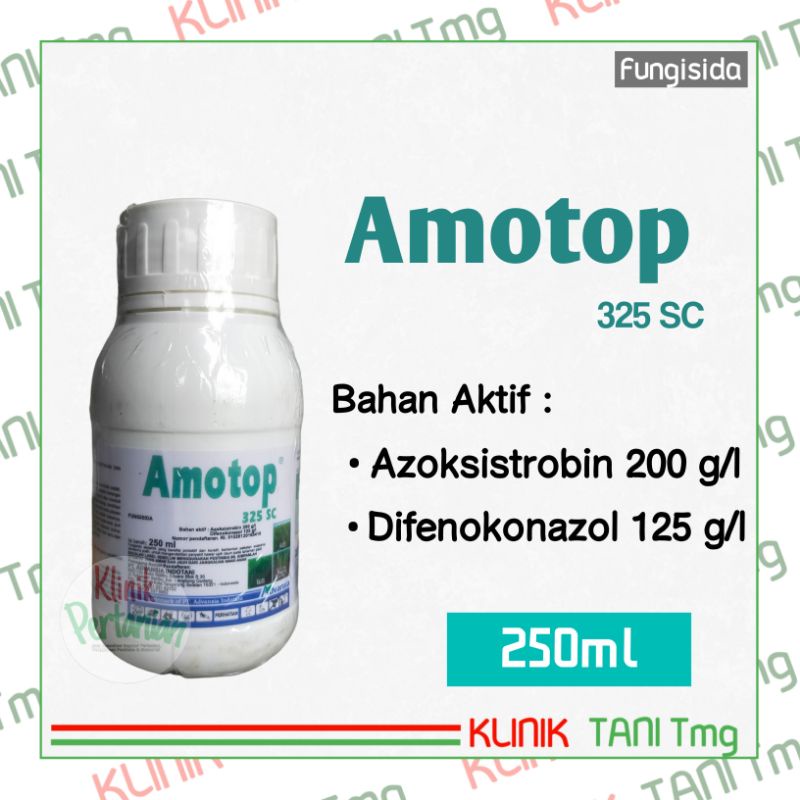 AMOTOP 325SC - 250ml | FUNGISIDA SISTEMIK DENGAN 2 BAHAN AKTIF | OBAT BUSUK BUAH | OBAT ANTRAKNOSA |