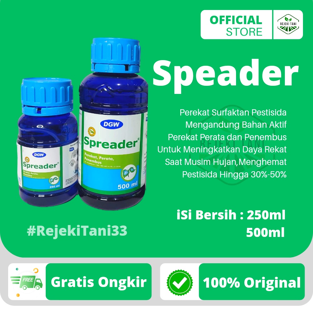 Perekat SPREADER DGW surfaktan pestisida perata dan penembus