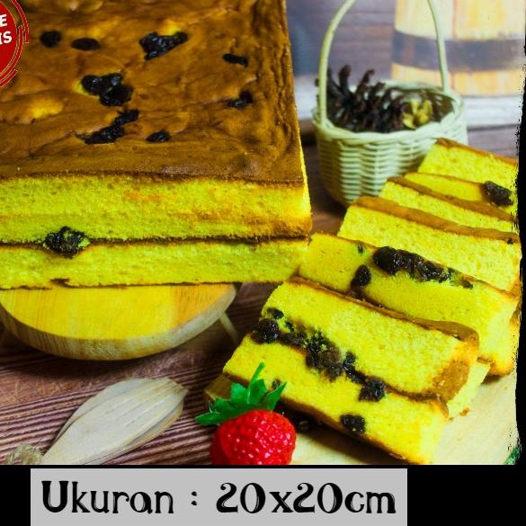 

☻ Kue Lapis Mandarin PREMIUM Kismis 20x20cm / Lapis Mandarin Enak dan Murah ◊