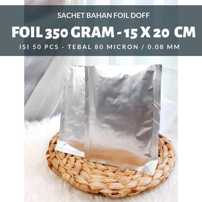 Ready stock] Foil Plastik - Foil Sachets Uk - Sachet Alumunium Foil 300 gram