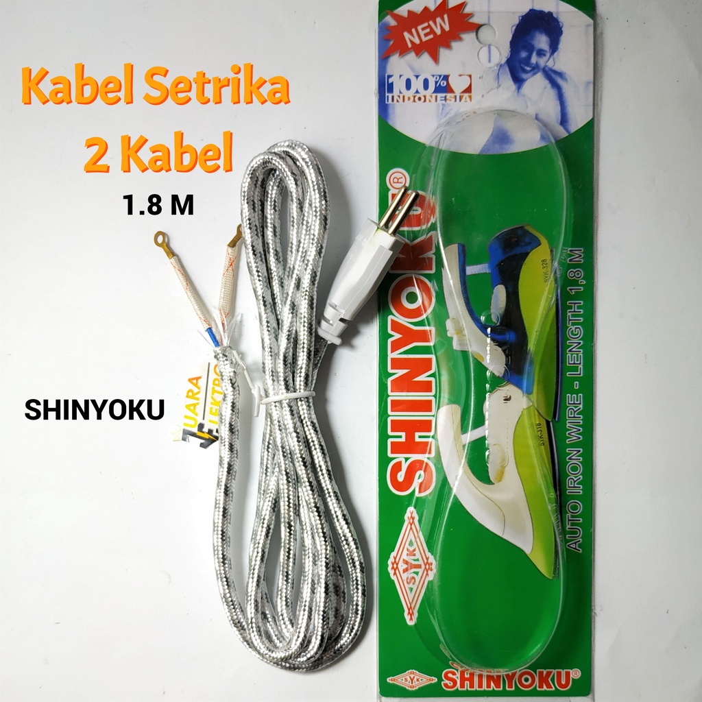 SHINYOKU KABEL SETRIKA VARIASI 2 KABEL DAN 3 KABEL