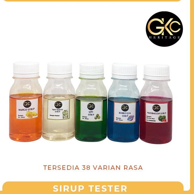 

[KODE 1920] Paket Tester / Sample Sirup 5 botol GKC Heritage @ 60ml