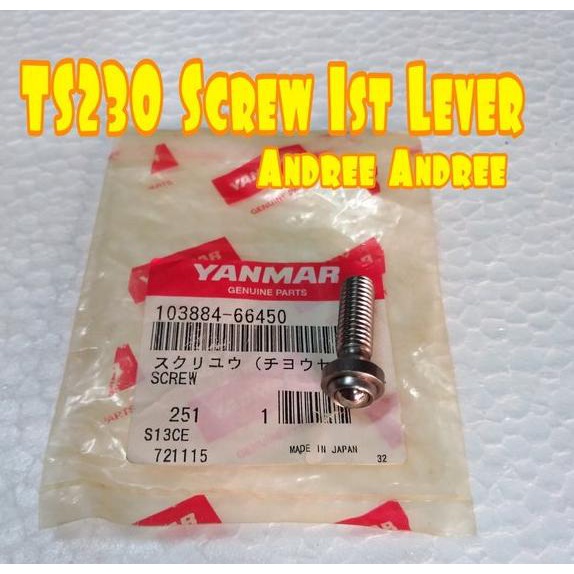 TS230 1st Lever - Adjusting Governor Lever mesin Yanmar TS-230 TS 230 - Original