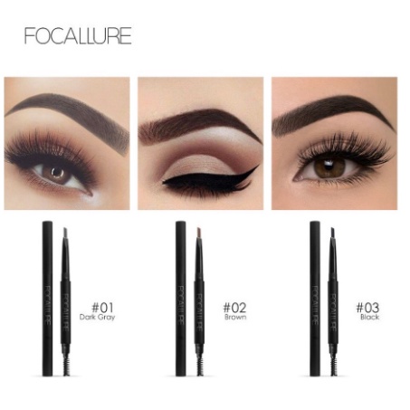 * NCC * Focallure Auto Brow Pen Eyebrow Pencil Automatic Waterproof FA18 FA 18